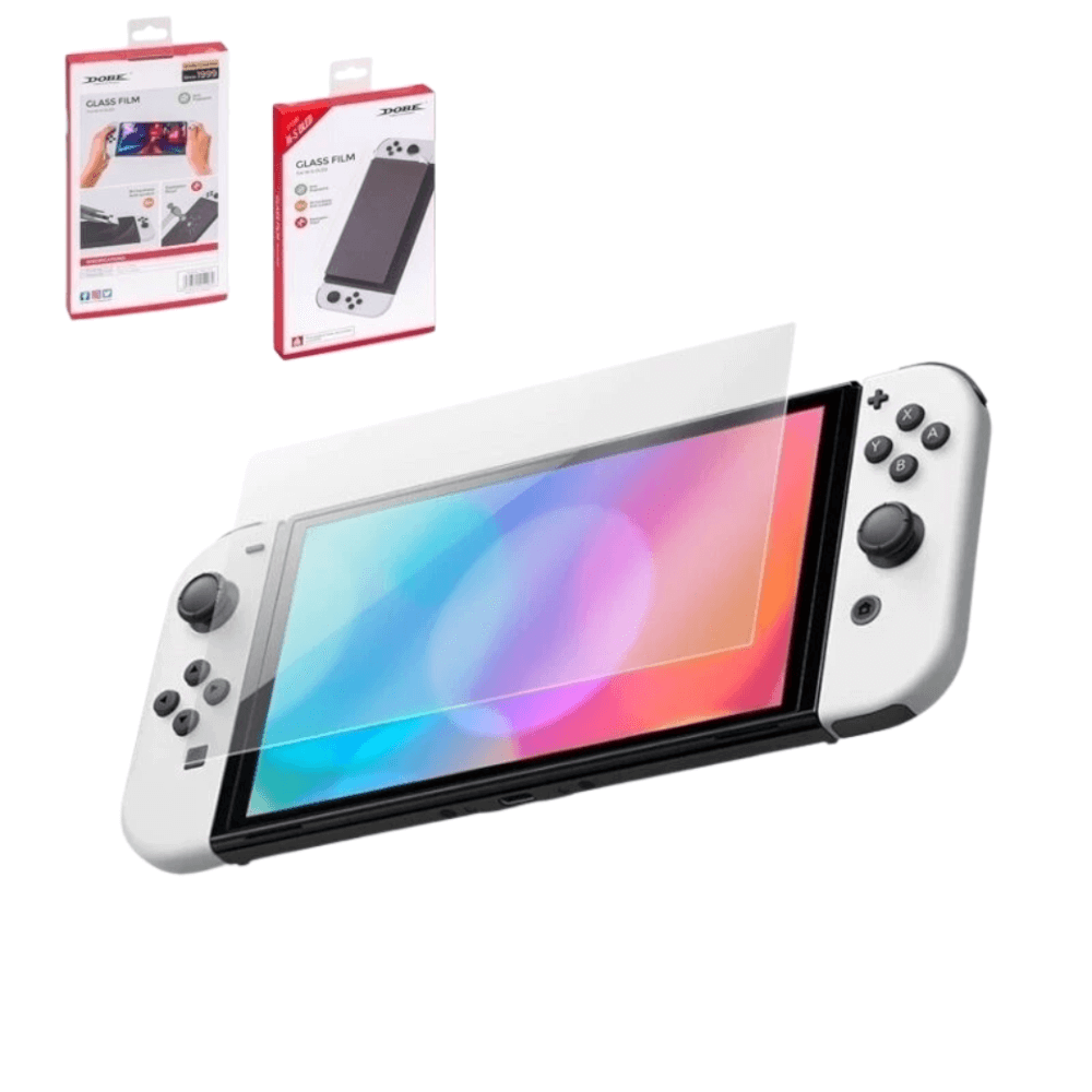 ฟิล์มกระจกนิรภัยกันรอยนิ้วมือ DOBE TNS-1156 สำหรับ NINTENDO SWITCH OLED